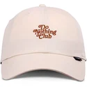 djinns-curved-brim-do-nothing-club-dnc-30th-beige-adjustable-cap