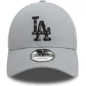 verstellbare-graue-9forty-seasonal-infill-kappe-der-los-angeles-dodgers-mlb-von-new-era