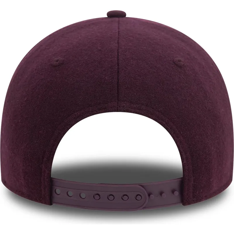 new-era-new-york-yankees-mlb-9forty-melton-wool-violette-snapback-kappe