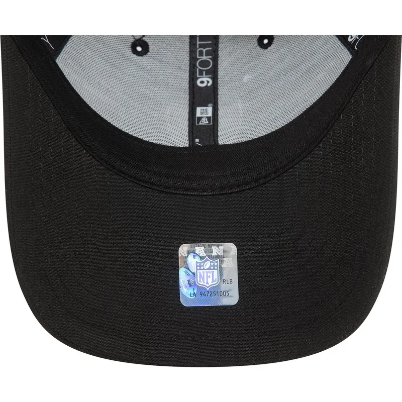 shapka-izvita-cherna-reguliruem-9forty-repreve-mini-na-las-vegas-raiders-nfl-ot-new-era