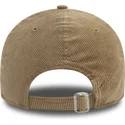 beige-gebogene-verstellbare-9forty-cord-kappe-der-new-york-yankees-mlb-von-new-era