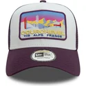 violette-trucker-cap-a-frame-ski-patch-von-courchevel-stadte-und-strande-von-new-era