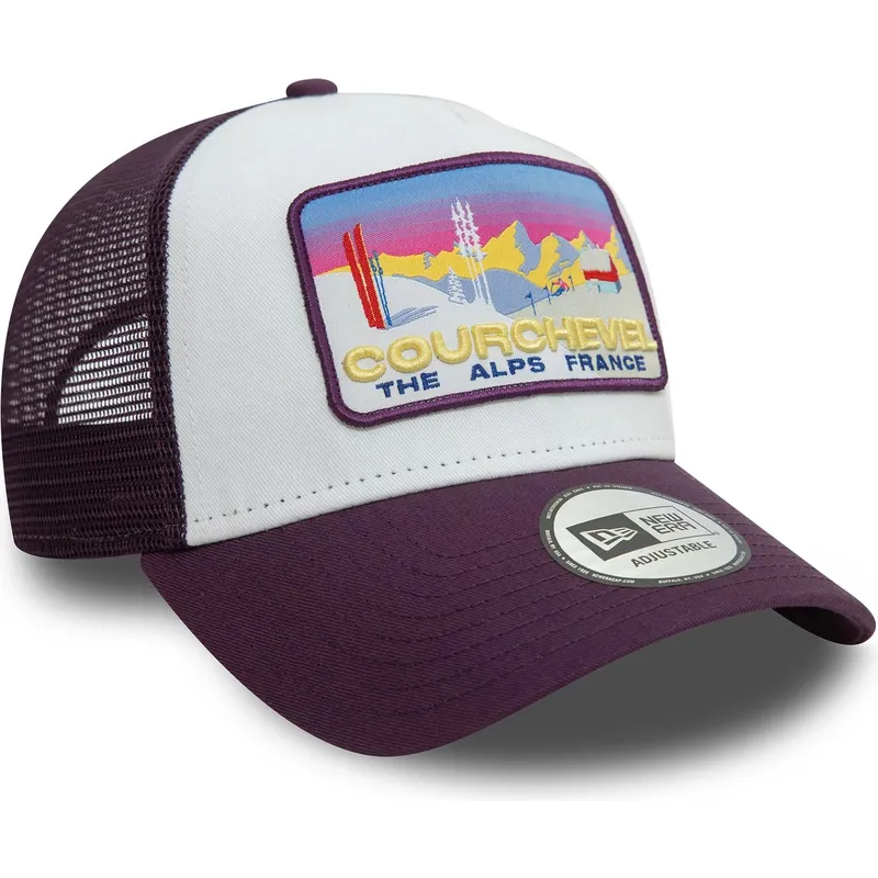 shapka-izvita-traker-violetka-snapbek-a-frame-ski-patch-na-courchevel-ciudades-playas-ot-new-era