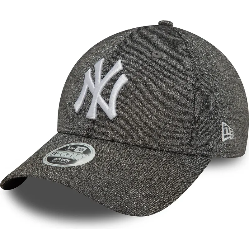 shapka-izvita-cherna-reguliruem-9forty-glitter-na-new-york-yankees-mlb-ot-new-era