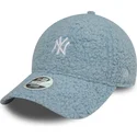 verstellbare-hellblaue-damen-kappe-9forty-borg-der-new-york-yankees-mlb-von-new-era