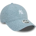 verstellbare-hellblaue-damen-kappe-9forty-borg-der-new-york-yankees-mlb-von-new-era