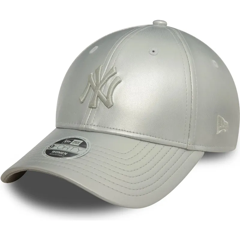 shapka-izvita-siv-reguliruem-plateada-plateado-9forty-midi-pu-na-new-york-yankees-mlb-ot-new-era