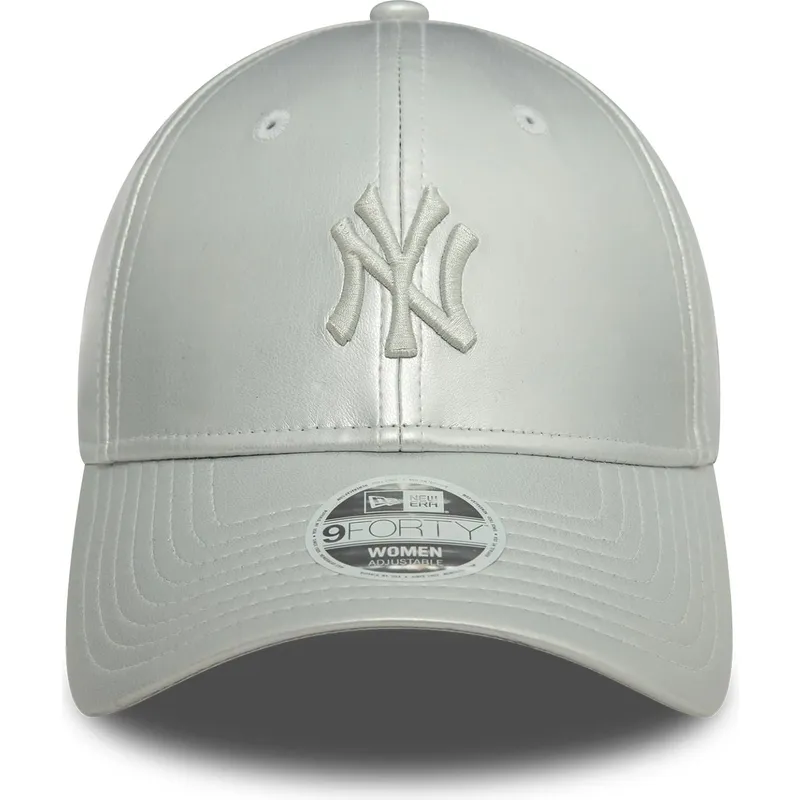 shapka-izvita-siv-reguliruem-plateada-plateado-9forty-midi-pu-na-new-york-yankees-mlb-ot-new-era