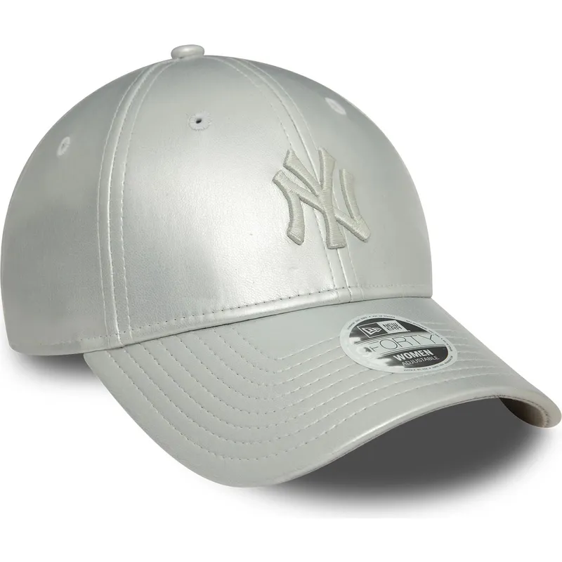 shapka-izvita-siv-reguliruem-plateada-plateado-9forty-midi-pu-na-new-york-yankees-mlb-ot-new-era