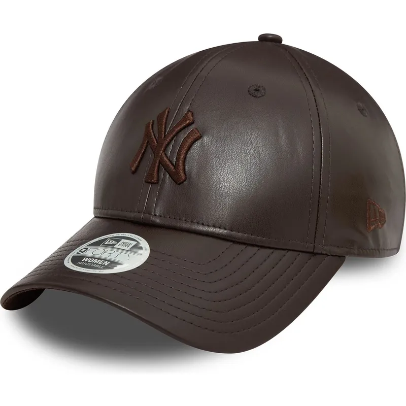 shapka-izvita-kafyav-reguliruem-9forty-midi-pu-na-new-york-yankees-mlb-ot-new-era