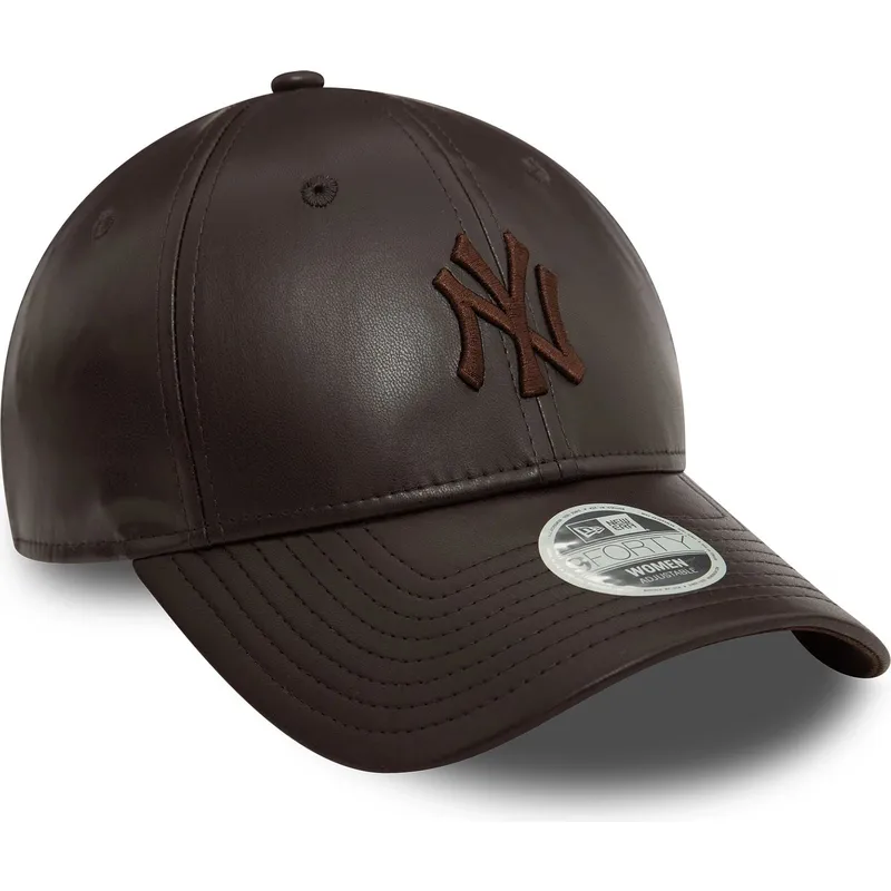 shapka-izvita-kafyav-reguliruem-9forty-midi-pu-na-new-york-yankees-mlb-ot-new-era
