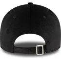 shapka-izvita-cherna-reguliruem-9forty-velour-diamante-na-new-york-yankees-mlb-ot-new-era
