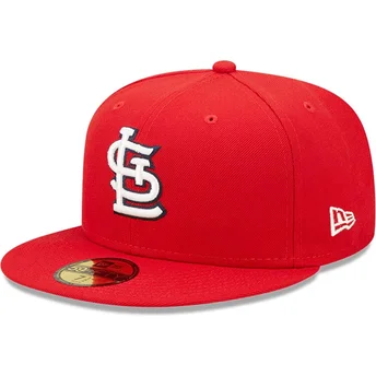 Κόκκινο επίπεδο καπέλο 59FIFTY AC Perf St. Louis Cardinals MLB της New Era