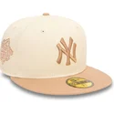 59fifty-new-york-yankees-mlb-side-patch-kappe-in-beige-und-braun-von-new-era