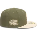 gorra-plana-verde-y-beige-ajustada-59fifty-side-patch-de-los-angeles-dodgers-mlb-de-new-era