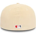 beigefarbene-und-marineblaue-59fifty-low-profile-cord-fitted-cap-der-new-york-yankees-mlb-von-new-era