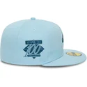 hellblaue-angepasste-59fifty-anniversary-script-cap-von-new-era