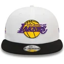 shapka-ploska-cherna-snapbek-9fifty-white-crown-patch-na-los-angeles-lakers-nba-ot-new-era