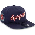 new-era-flat-brim-golfer-alternative-spokane-indians-milb-navy-blue-snapback-cap