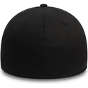 new-era-new-york-yankees-mlb-39thirty-monochrome-schwarze-gebogene-kappe-mit-schwarzem-logo