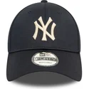 new-era-new-york-yankees-mlb-9forty-pivot-knit-verstellbare-dunkelblaue-kappe
