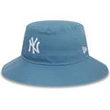 hellblauer-damen-bucket-hut-adventure-der-new-york-yankees-mlb-von-new-era