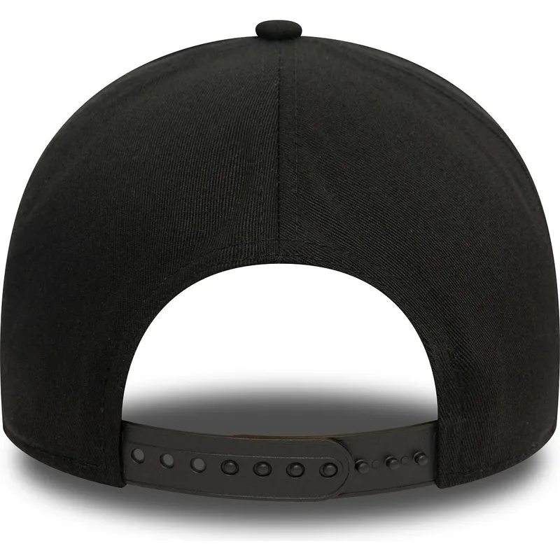 schwarze-9forty-e-frame-monochrome-snapback-kappe-mit-gebogenem-schirm-und-schwarzem-logo-der-new-york-yankees-mlb-von-new-era