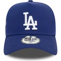 casquette-courbee-bleue-snapback-9forty-e-frame-patch-los-angeles-dodgers-mlb-new-era