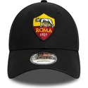 gorra-curva-negra-ajustable-9forty-core-de-associazione-sportiva-roma-serie-a-de-new-era