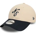 gorra-curva-beige-y-azul-marino-ajustable-9twenty-peached-cotton-de-new-era