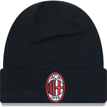 Gorro negro Core Cuff de AC Milan Serie A de New Era