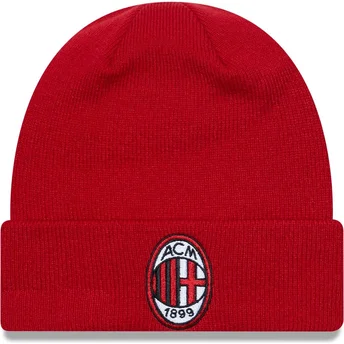 Rote Core Cuff Mütze von AC Milan Serie A von New Era