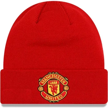 Шапка червена Core Cuff на Manchester United Football Club Premier League от New Era