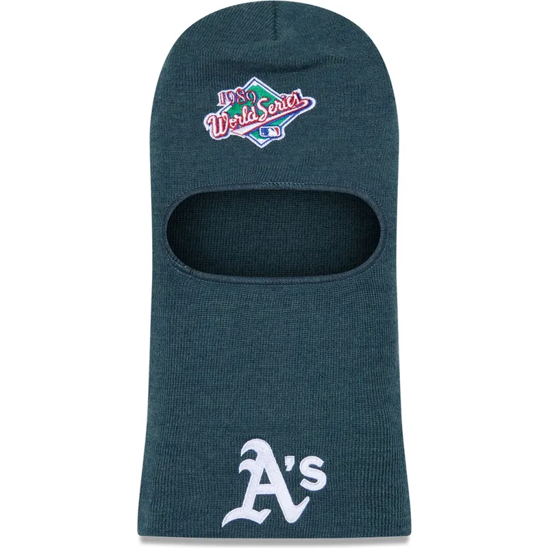 shapka-zelena-world-series-balaclava-na-oakland-athletics-mlb-ot-new-era