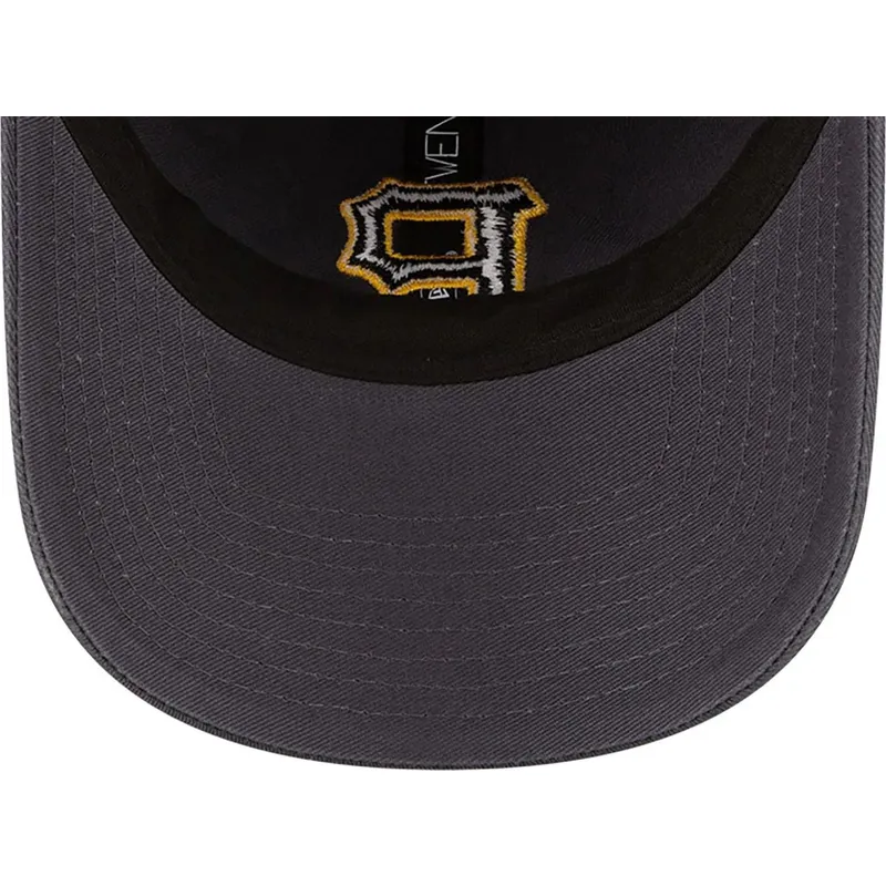 shapka-izvita-siv-reguliruem-9twenty-core-classic-na-pittsburgh-pirates-mlb-ot-new-era
