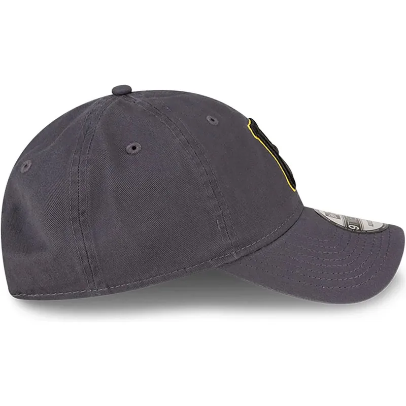 shapka-izvita-siv-reguliruem-9twenty-core-classic-na-pittsburgh-pirates-mlb-ot-new-era