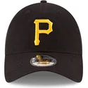 shapka-izvita-cherna-reguliruem-9twenty-core-classic-na-pittsburgh-pirates-mlb-ot-new-era