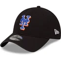 sort-justerbar-curved-kasket-9twenty-core-classic-fra-new-york-mets-mlb-fra-new-era