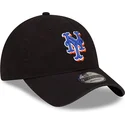 sort-justerbar-curved-kasket-9twenty-core-classic-fra-new-york-mets-mlb-fra-new-era