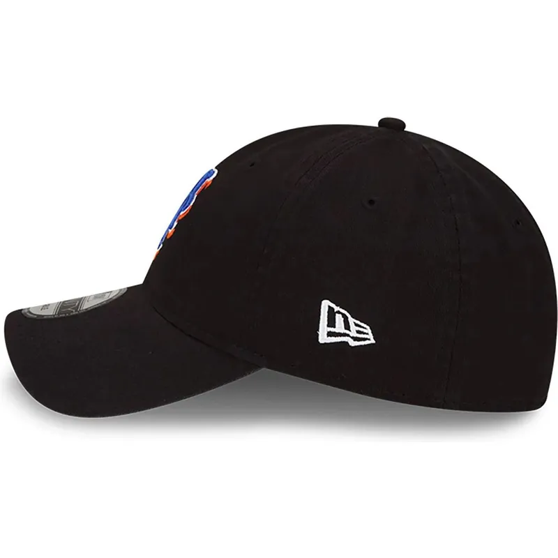 new-york-mets-mlb-justerbar-sort-buet-kasket-9twenty-core-classic-fra-new-era