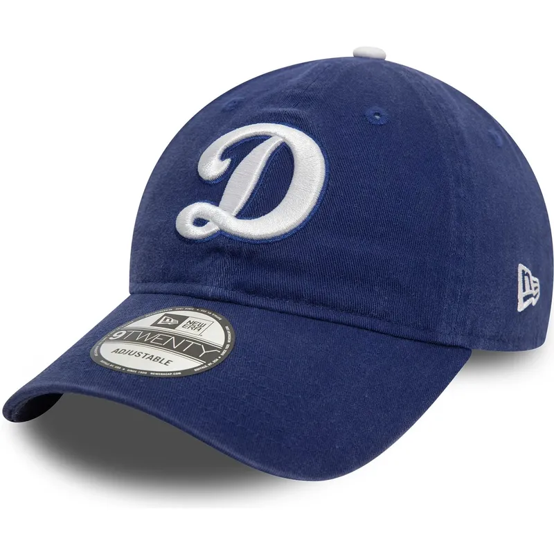 shapka-izvita-sinya-reguliruem-9twenty-core-classic-na-los-angeles-dodgers-mlb-ot-new-era