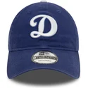 justerbar-bla-buet-kasket-9twenty-core-classic-fra-los-angeles-dodgers-mlb-fra-new-era