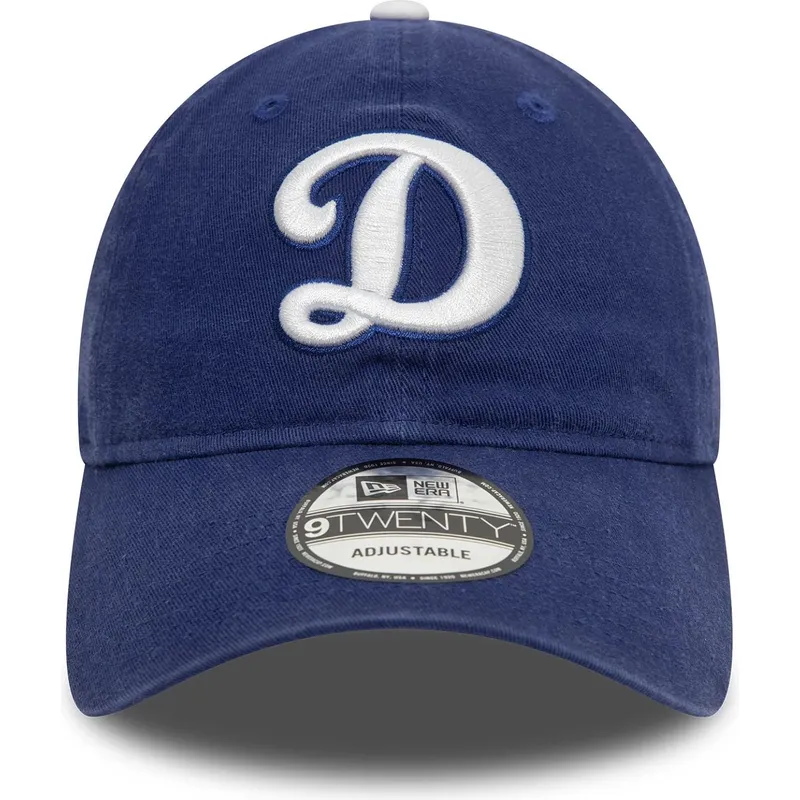 justerbar-bla-buet-kasket-9twenty-core-classic-fra-los-angeles-dodgers-mlb-fra-new-era