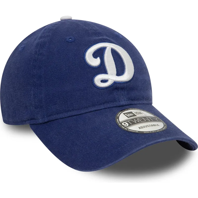 justerbar-bla-buet-kasket-9twenty-core-classic-fra-los-angeles-dodgers-mlb-fra-new-era