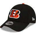 sort-justerbar-kurvet-kasket-9forty-the-league-fra-cincinnati-bengals-nfl-fra-new-era