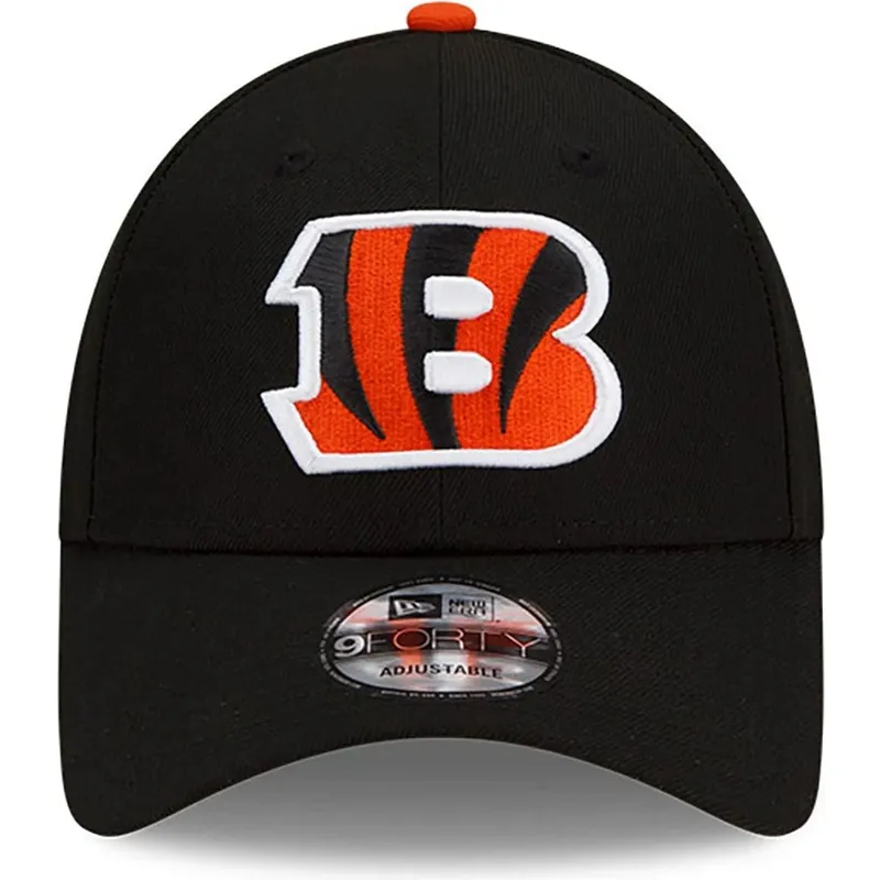 sort-justerbar-kurvet-kasket-9forty-the-league-fra-cincinnati-bengals-nfl-fra-new-era