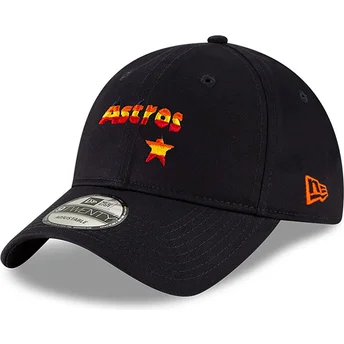 Шапка извита тъмносин регулируем 9TWENTY Core Classic на Houston Astros MLB от New Era