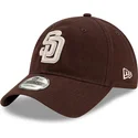 shapka-izvita-kafyav-reguliruem-9twenty-core-classic-na-san-diego-padres-mlb-ot-new-era