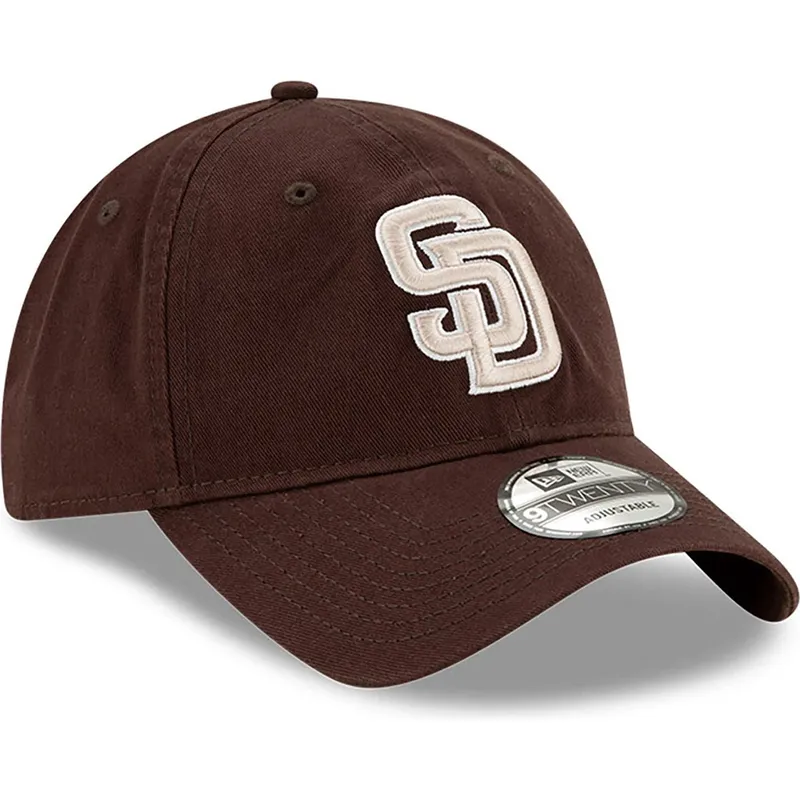 shapka-izvita-kafyav-reguliruem-9twenty-core-classic-na-san-diego-padres-mlb-ot-new-era