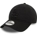 shapka-izvita-cherna-reguliruem-9twenty-washed-na-los-angeles-dodgers-mlb-ot-new-era